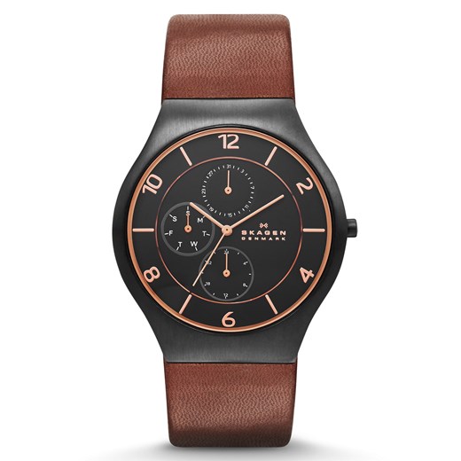 SKAGEN SKW6117 Zegarek z Dożywotnią Gwarancją otozegarki brazowy kamienie