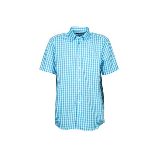 Pierre Cardin  Koszule z krótkim rękawem 539236202-140  Pierre Cardin spartoo niebieski Koszule z krótkim rękawem męskie