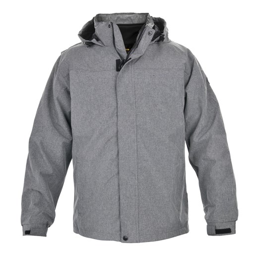 MĘSKA KURTKA 3w1 LENS 33472 HI-TEC, Rozmiar - M, Płeć - MEN, Kolor - MELANGE GREY/BLACK sklepmartes-pl szary kaptur