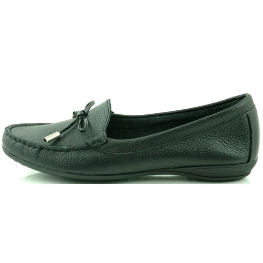 Mokasyny Filipe Shoes 5166 bf preto 2051-057 zebra-buty-pl zielony jesień