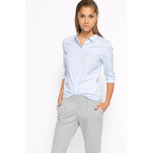 Bluzki i koszule - Calvin Klein Jeans - Koszula Walida answear-com fioletowy bez wzorów