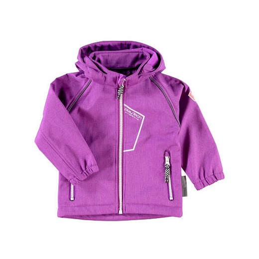 Name It Kurtka softshell Playtech 8K Liliowy brandkids fioletowy długie