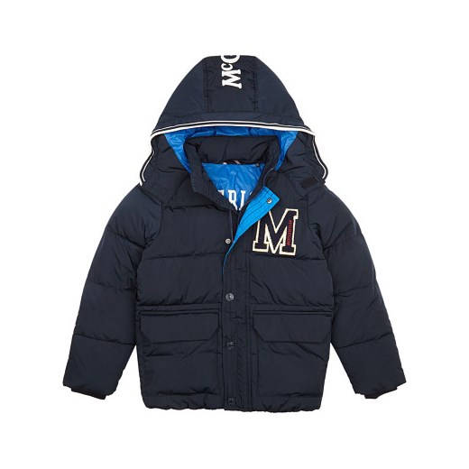 McGregor Kurtka zimowa Jerni Jacket Granatowy brandkids czarny aplikacje