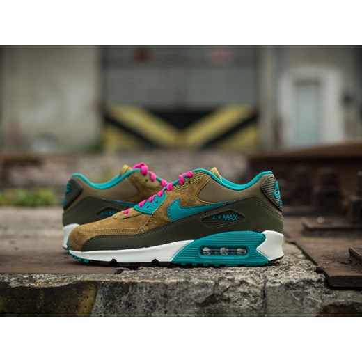 BUTY NIKE AIR MAX 90 LEATHER 768887 300 sneakerstudio-pl zielony jesień