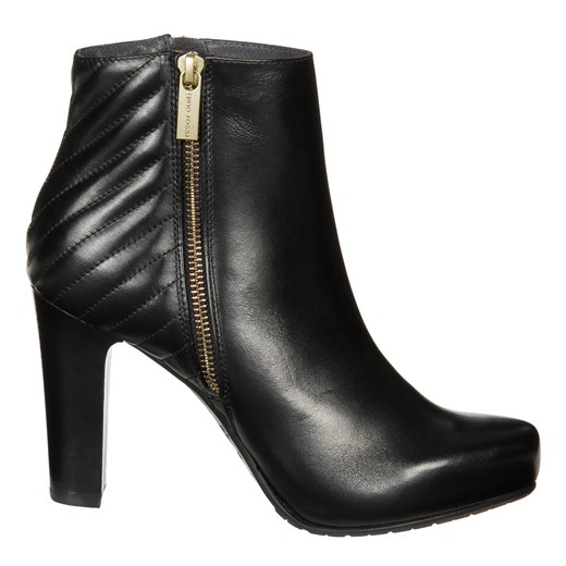 Botki Gino Rossi DBG549-D36-3V00-9900-F Moska buty1-pl czarny Botki na obcasie