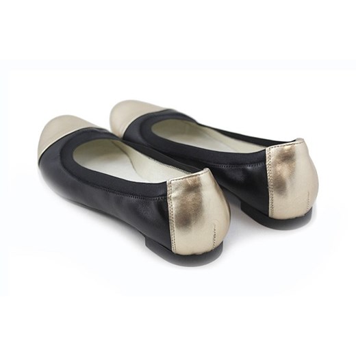 BUTY DAMSKIE BALERINY CZARNE EXQUISITE SKÓRA NATURALNA sohobuty-pl bezowy skóra