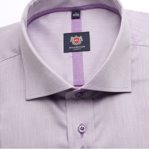 Koszula London (wzrost 176-182) willsoor-sklep-internetowy fioletowy klasyczny