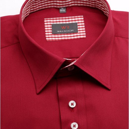 Koszula Slim Fit (wzrost 164-170) willsoor-sklep-internetowy czerwony koszule