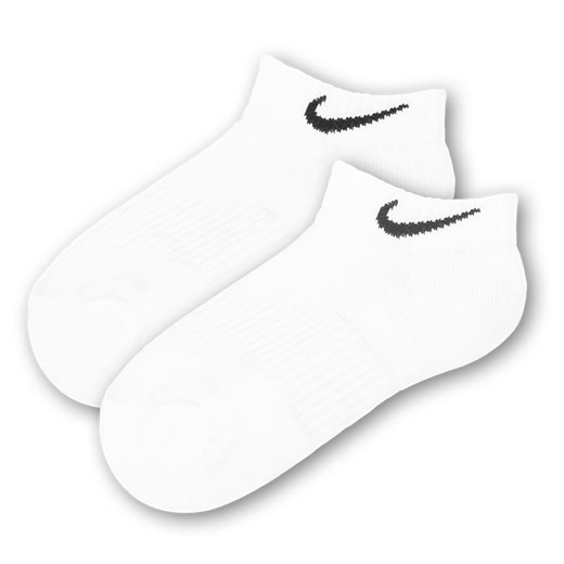 NIKE Skarpetki Nike 3-pack - Białe Bawełniane Skarpetki Dziecięce - SX4720 101 mivo bialy bawełna