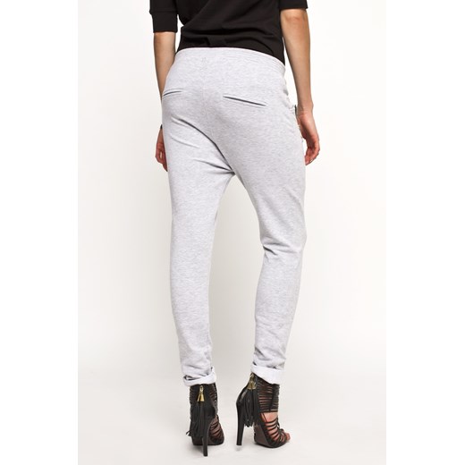 Spodnie damskie - Answear - Spodnie Intuition answear-com szary wiosna