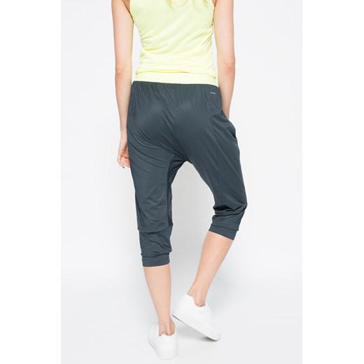 Spodnie damskie - adidas Performance - Spodnie answear-com szary sportowy