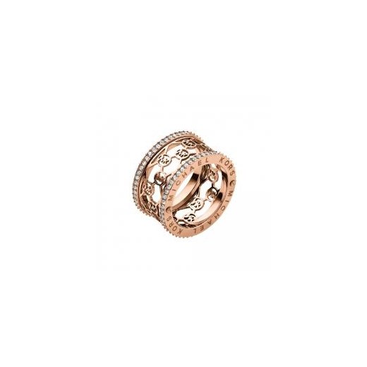 Pierścionek Michael Kors - MKJ2957791 165 - GWARANCJA ORYGINALNOŚCI - DOSTAWA DHL GRATIS - RATY 0% swiss bezowy sztuczna