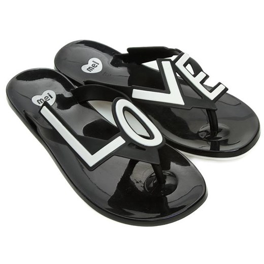 Japonki MEL BY MELISSA - Mel Love City Sp Ad 32112 Black/White 51492 eobuwie-pl czarny japonki