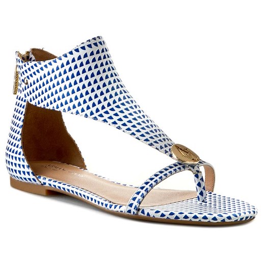 Sandały ARMANI JEANS - A55E6 39 1D White eobuwie-pl niebieski sandały