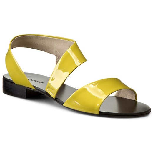 Sandały MACCIONI - 535 Żółty eobuwie-pl bialy casual