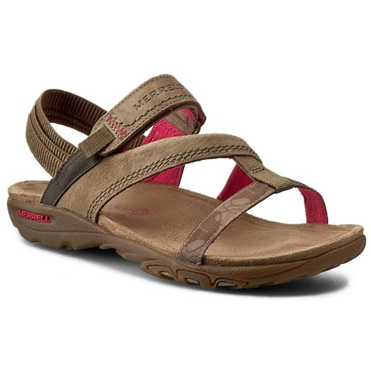 Sandały MERRELL - Mimosa Mace J57520 Kangaroo eobuwie-pl brazowy damskie