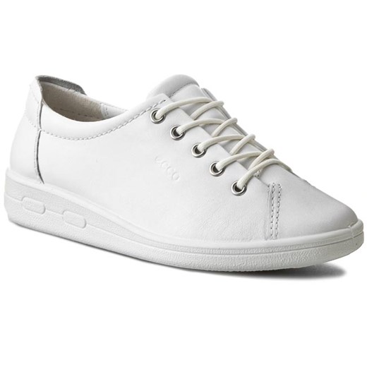 Sneakersy ECCO - Soft II 00947300107  White eobuwie-pl bialy jesień