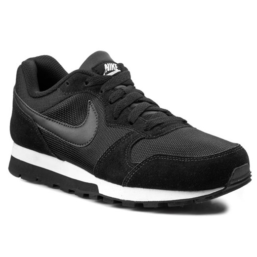 Sneakersy NIKE - Wmns Nike Md Runner 2 749869 001 Black/Black/White eobuwie-pl czarny Buty sportowe casual