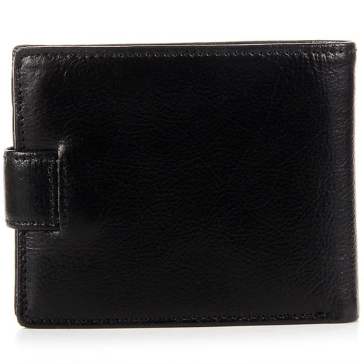KRENIG Classic 12005 czarny portfel skórzany męski w pudełku skorzana-com czarny z zamkiem