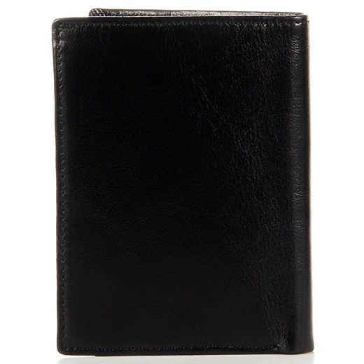 KRENIG Classic 12028 czarny portfel skórzany męski w pudełku skorzana-com czarny z zamkiem