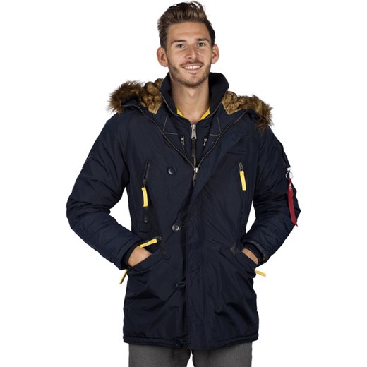 Kurtka Alpha Industries PPS N3B 07 eastend czarny guziki
