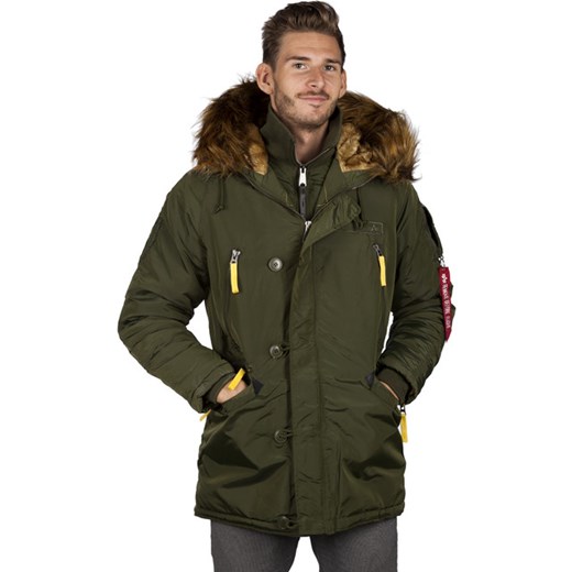 Kurtka Alpha Industries PPS N3B 257 eastend szary guziki
