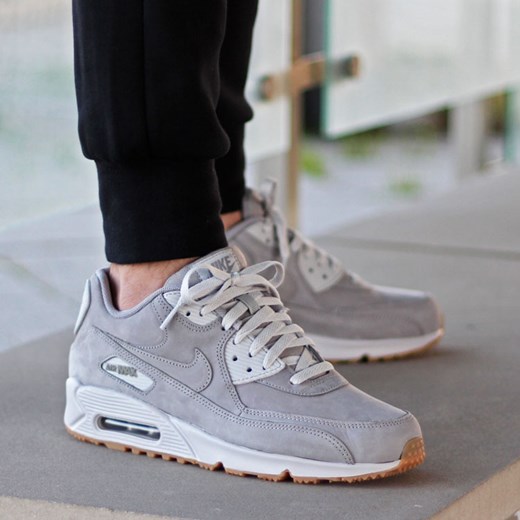 Nike Air Max 90 Winter Premium ‘’Medium Grey” (683282-005) thebestsneakers-pl niebieski Buty do biegania męskie