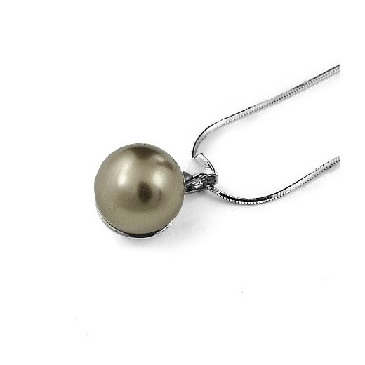 Zawieszka srebrna z perłą Swarowski nr 10-29A silverado-pl bialy perły