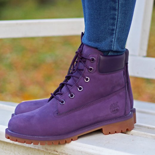 Timberland 6 IN Premium WP Boot (A14T3) thebestsneakers-pl fioletowy jesień