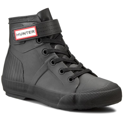 Sneakersy HUNTER - Womens Orig Hi-Top WFK1004RMA  Black eobuwie-pl szary jesień