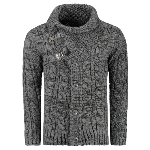 Sweter męski antracytowy (wx0721) dstreet szary męskie