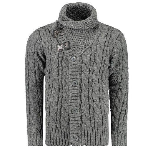 Sweter męski antracytowy (wx0717) dstreet szary jesień