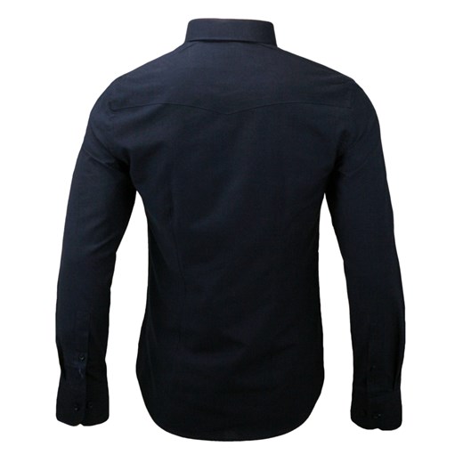 Taliowana koszula Paul Bright KSDWPBROLIVER0093 jegoszafa-pl czarny koszule