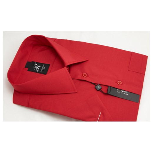 Rafael koszula czerwona 48 176/182 kr. 80% krzysztof-pl czerwony elegancki