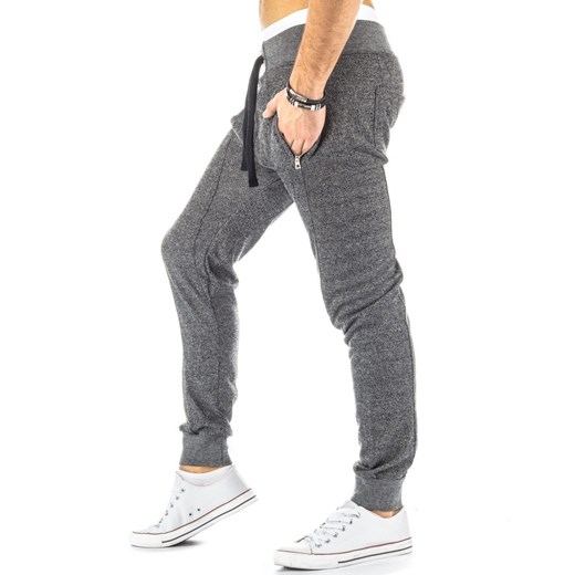 Spodnie typu baggy (ux0207) dstreet bialy Spodnie