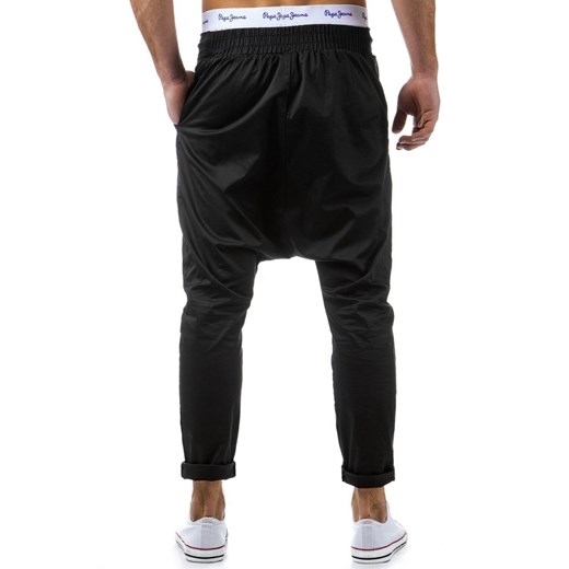 Spodnie typu baggy (ux0235) dstreet czarny Spodnie sportowe męskie