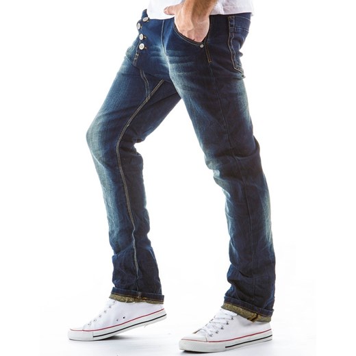 Spodnie (ux0123) dstreet bialy Spodnie