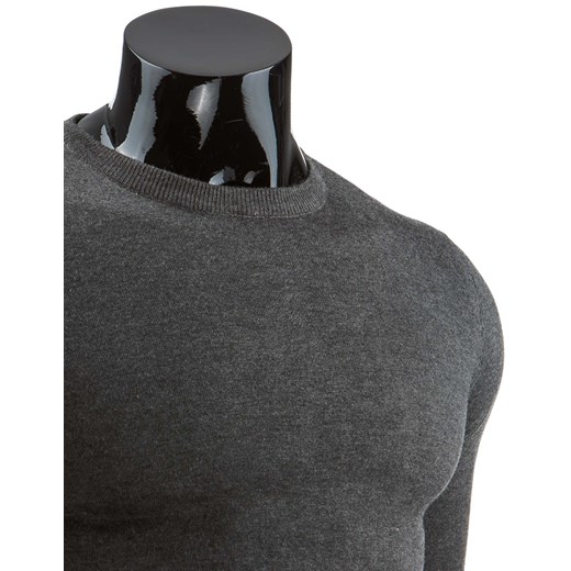 Sweter męski antracytowy (wx0621) dstreet szary męskie