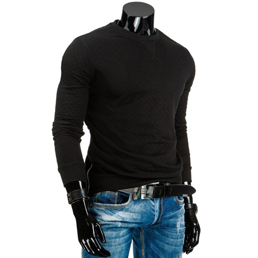 Bluza męska czarna (bx1176) dstreet czarny młodzieżowy