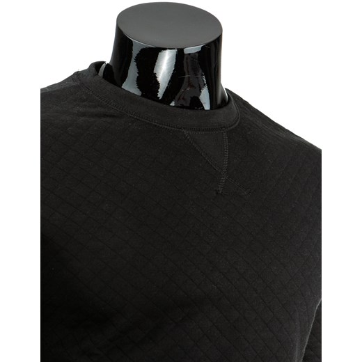 Bluza męska czarna (bx1176) dstreet  rękawy
