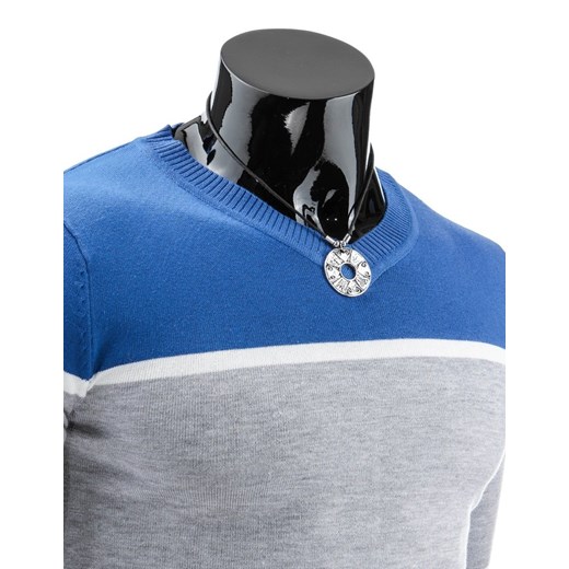 Sweter (wx0516) dstreet niebieski modne
