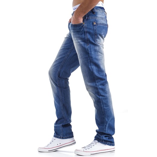 Spodnie jeansowe (ux0309) dstreet granatowy jeans