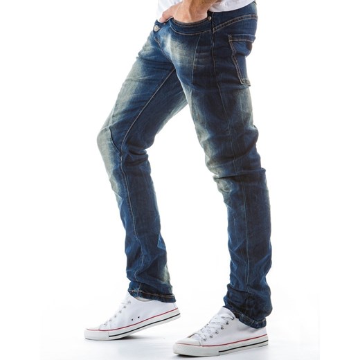 Spodnie (ux0125) dstreet bialy Spodnie