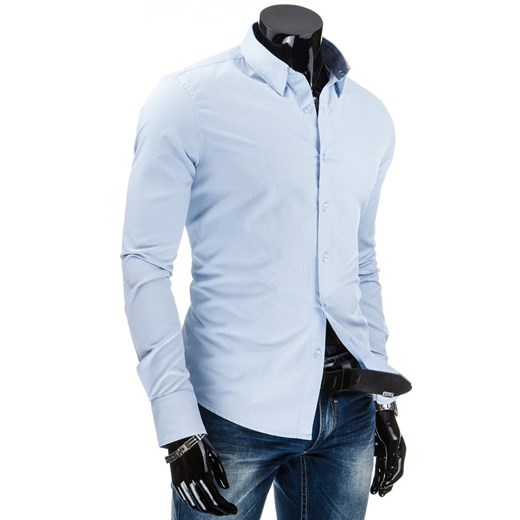 Koszula męska błękitna (dx0794) dstreet niebieski koszule