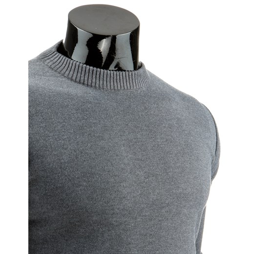 Sweter męski szary (wx0681) dstreet  modne