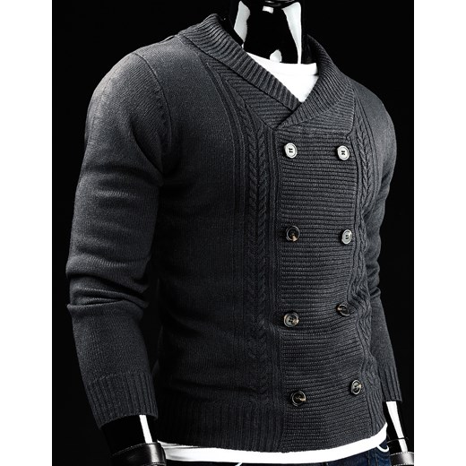 Sweter (wx0222) dstreet czarny zima
