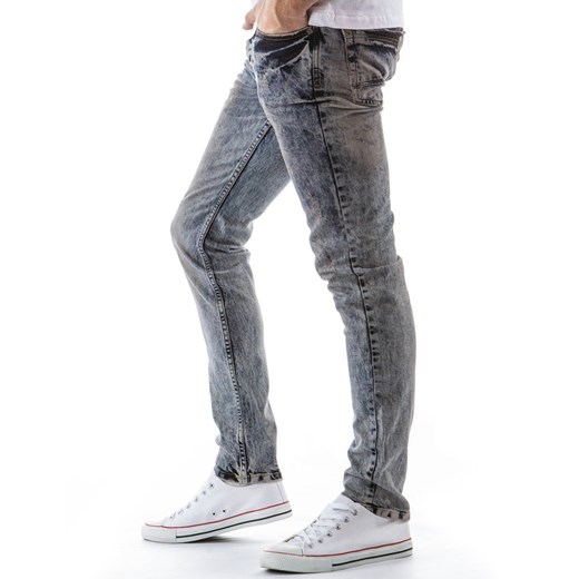 Spodnie (ux0128) dstreet bialy Spodnie