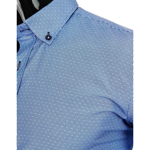 Koszula z długim rękawem (dx0214) dstreet niebieski modne