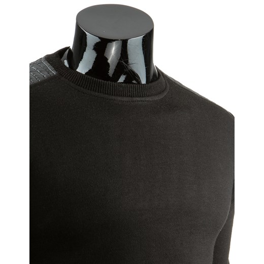 Sweter męski czarny (wx0672) dstreet  modne
