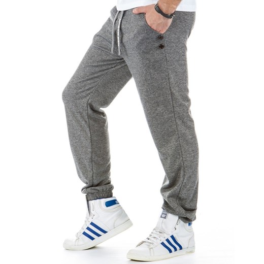 Spodnie typu baggy (ux0154) dstreet bialy Spodnie